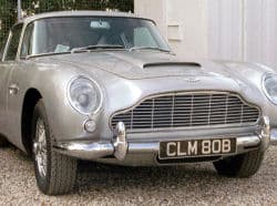 Aston Martin DB5 used in Goldfinger and Thunderball.