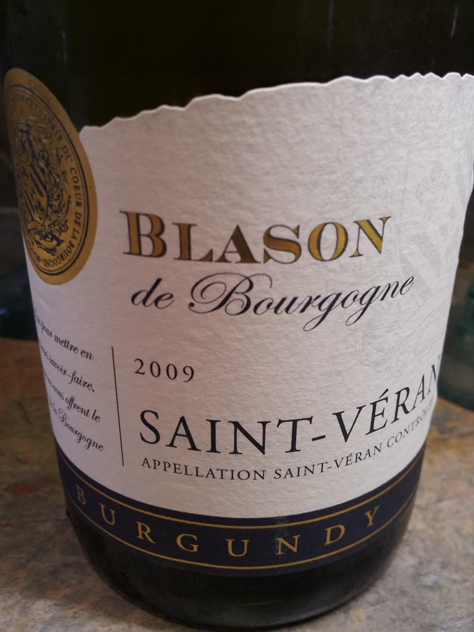 Blason de Bourgogne Saint Veran 2009