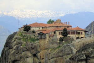 Agia Triada monastery in Greece used in For Your Eyes Only.