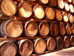 Tequila aging barrels